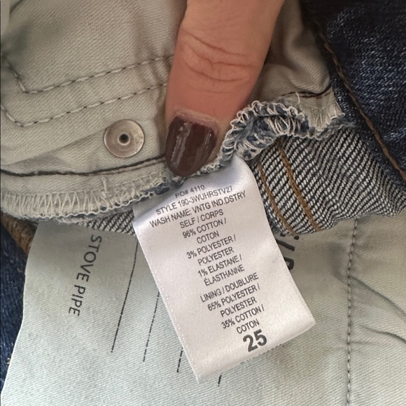 Re/Done High Rise Destroyed Jeans - Picture 12 of 14